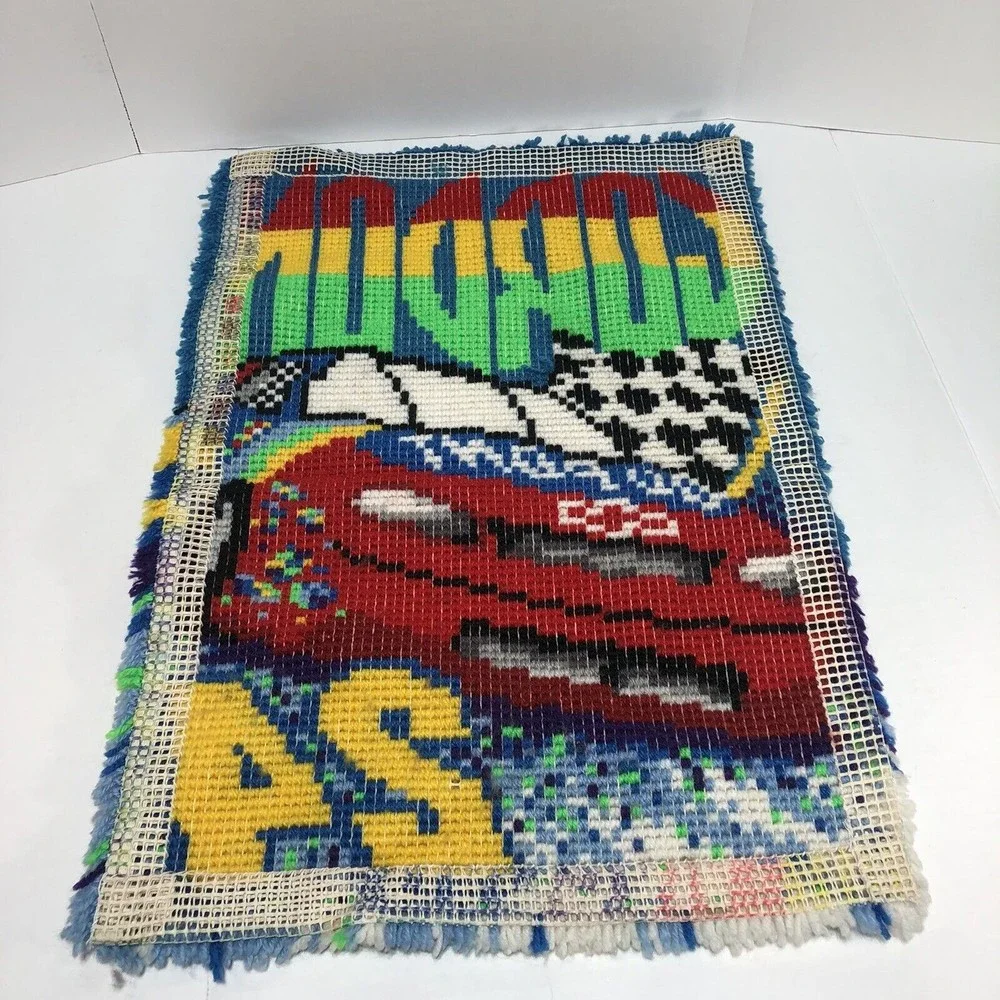 Jeff Gordon #24 Handmade Rug, 19”x28”, Multicolored, Area Rug/Mat